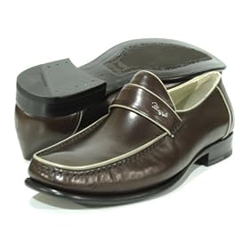 Bruno Magli 'Malazu' Moc Toe Loafers Mens (Wide) - Brown by Bruno Magli