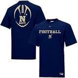 Nike - Nike Navy Midshipmen Navy Blue Team Issue T-shirt