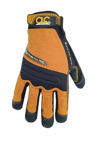 Custom Leathercraft 160M Contractor XtraCoverage Flex Grip Work Gloves, Medium