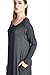 82 Days Women'S Rayon Span Mid Long Jersey Dress With Side Pockets - Solid