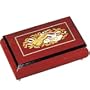 Italian Inlaid Wooden Violin Music Box