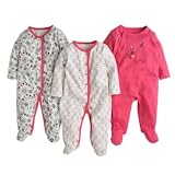 Pack of three graffiti sleepsuits- 3-6 months