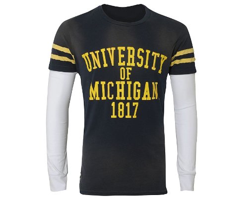 University of Michigan Wolverines Long Sleeve NCAA T-Shirt (XXL)