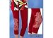 Moa Moa Red Tattoo Leggings