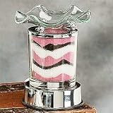 Red Marble Grain Colorsand Decoration Electric Oil Burner Aromatherapy