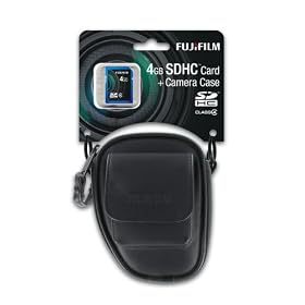 Fujifilm Premium Case and 4GB SDHC Card for S1500, S1750, S2800, S2750, S2950