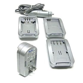 Maximal Power FC100 CAN Universal All In One Camera Travel Charger for Canon Battery (Silver)