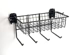 SCHULTE 7115-5030-50 Skate Rack and Basket, Granite Gray