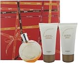 Eau Des Merveilles by Hermes for Women 3 Piece Set Includes: 1.6 oz Eau de Toilette Spray + 1.6 oz Marvelous Body Lotion + 1.6 oz Marvelous Bath and Shower Gel