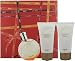 Eau Des Merveilles by Hermes for Women 3 Piece Set Includes: 1.6 oz Eau de Toilette Spray + 1.6 oz Marvelous Body Lotion + 1.6 oz Marvelous Bath and Shower Gel