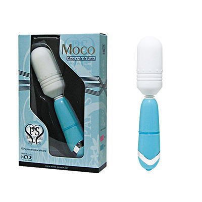 ハンディマッサージャー、バイブレーター女性用のニュ－ハンディ電マMOCO (ブルー)