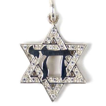 Spiritual Jewelry- Judaica Jewelry – Star of David – Oxidized, Pendant 10ml, Silver