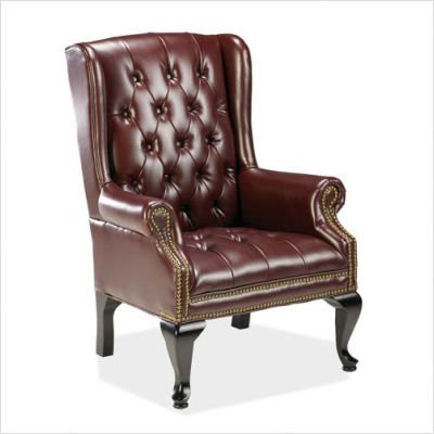 Queen Anne Side Chair 29x30x39-12 Burgundy