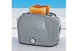 Cookworks Signature Silver 2 Slice Toaster.