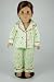 Flower Pajamas for 18 Inch Dolls Including the American Girl Line