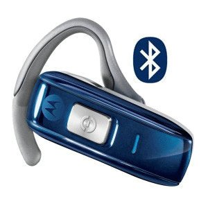 New Motorola H670 Bluetooth Headset Cosmic Blue Mini USB Connector Slide Switch To Power Unit On/Off