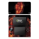 Design Skins for Nintendo 3DS - Burning Skull Design Folie