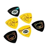 Rilakkuma ( リラックマ ) ギターピックセット BLACK&YELLOW リラックマ６枚セット