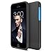 iPhone 5C Case, Maxboost [Vibrance Series] For Apple iPhone 5C Protective Slim SOFT-Interior Scratch Protection Vibrant Color Hard Cover Slider Style - Black