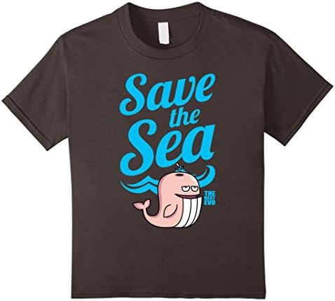 Kids The Next Evo - Wally Save The Ocean The Sea T Shirt Women   10 Asphalt