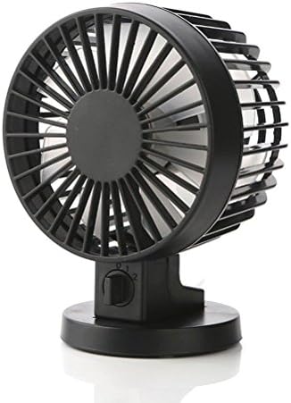 Homember USB Powered 2-Mode Speed Adjustable Double Blades Mini Desk Fan Portable Ultra-Quiet Cooling Fan for PC Laptop Notebook(Black)