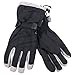 Women's Waterproof / Thinsulate Lined Ski Glove Black, Large