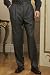 Collezione Exclusive Pure Wool Flat Front Micro Angelico Trousers