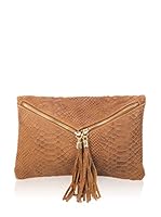 Giulia Massari Clutch (Cognac)