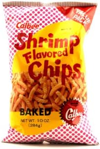 Shrimp Flavored Chips (Baked) - 8oz (Pack of 3)