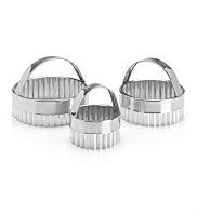 3 Stainless Steel Pastry Cutters