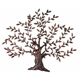 4 each: Living Accents: Tree Wall Plaque (DE2313)