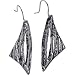 Karen London Cleopatra Black Gold Triangle Earrings