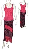 2 Piece Skirt Set in Georgette Embroidery Womens Casual Sundresses Size P
