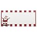 JAM Paper Christmas Envelopes - #10 (4 1/8 x 9 1/2) - Santa & Stripes Design - 25 Envelopes per Pack