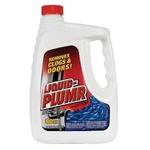 Liquid-Plumr 00229 Drain Opener, 80 fl oz Bottle