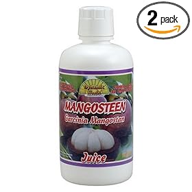 Dynamic Health Mangosteen Juice Blend, Garcinia Mangostan, 32 Ounces (Pack of 2)