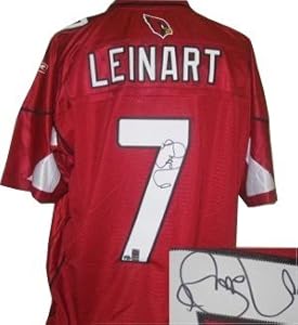 Matt Leinart Autographed/Hand Signed Arizona Cardinals Reebok EQT Twill Red Jersey- Leinart Hologram
