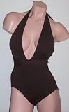 ANNE COLE Halter One Piece Swimsuit