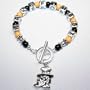Wake Forest University Deacons Beaded Charm Bracelet