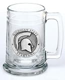 Michigan State Spartans Glass Stein (Beverage Mug) 15 oz - NCAA College Athletics