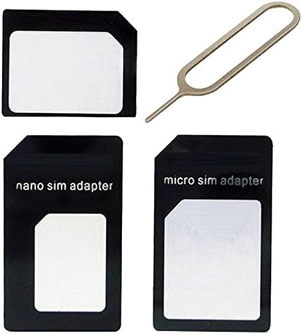 Reduction card sets nano micro sim card triple recovery for iphone Black