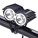 SecurityIng Waterproof 2800 Lumens XM-L U2 LED Bicycle Light 4 Modes Super Bright Lighting Lamp Bike Lamp Headlight with 8.4V Rechargeable Battery Pack and Charger for Camping, Cycling, Hiking, Riding