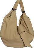 Nila Oversized ''Slouchy Bow'' Hobo - Black or Tan