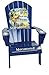 Margaritaville Outdoor Patio Wood Adirondack Chair, Castaway Bay