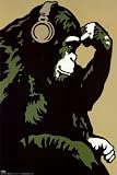 Steez (Monkey Thinker) Art Poster Print - 24x36 Poster Print by Steez , 24x36 Artists Poster Print by Steez , 24x36