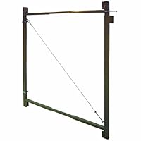 Adjust-A-Gate AG 36 2-Rail Contractor Quality Gate Kit, 36-Inch to 60-Inch by 45-Inch Height
