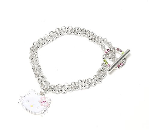 Childrens Toyshop  Electronics : Hello Kitty Diamontee Bracelet - Butterfly Jewellery