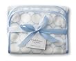 SwaddleDesigns Organic Baby Burpies - Pastel Blue Mod Circles on Ivory