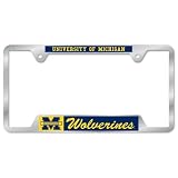 Michigan Wolverines Metal License Plate Frame
