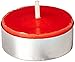 Zest Candle 100-Piece Tealight Candles, Red Citronella